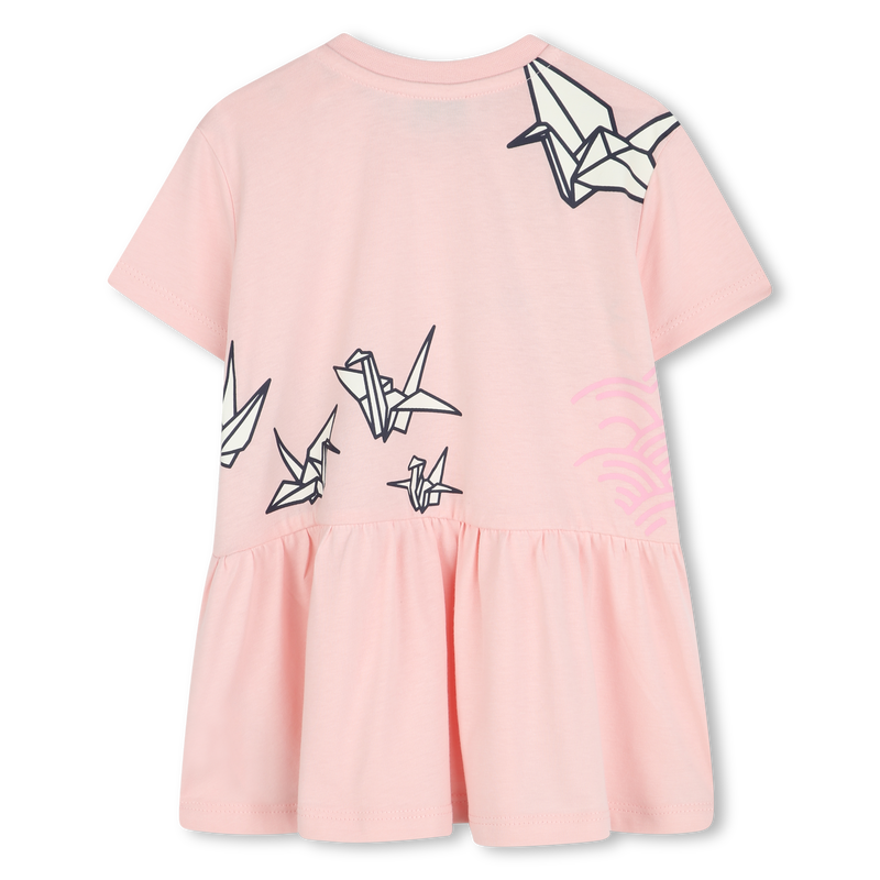 Vestido de manga curta KENZO KIDS 
                        GIRL