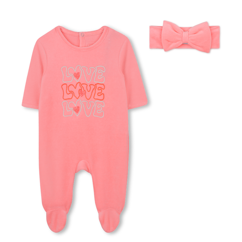 Pijama de veludo BILLIEBLUSH 
                    GIRL