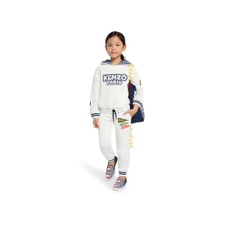 Ténis estampados com riscas KENZO KIDS 
                    UNISEX