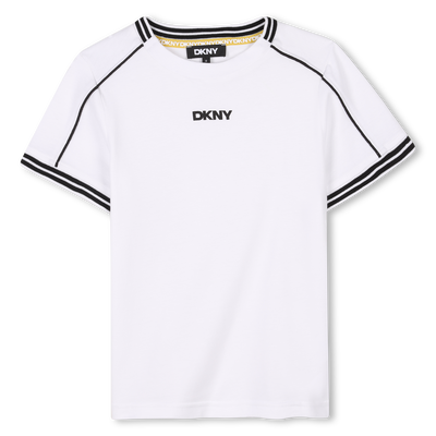 T-shirt com riscas coloridas DKNY UNISEX