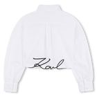 Camisa de manga comprida KARL LAGERFELD KIDS 
                    GIRL