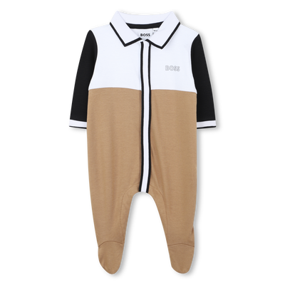 Pijama tricolor com gola polo BOSS BOY