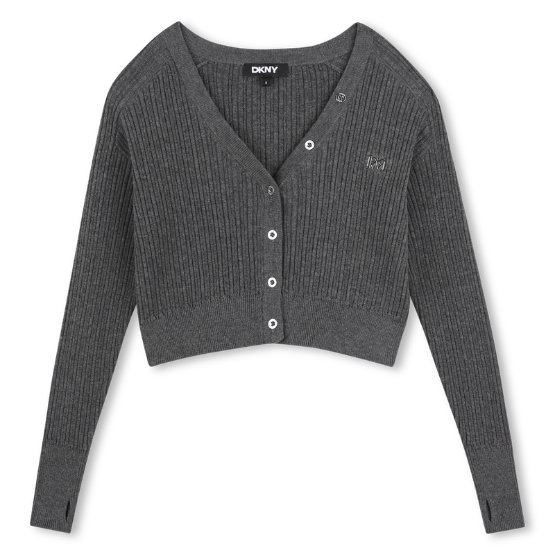 Cardigan de tric&ocirc; DKNY 
                        GIRL