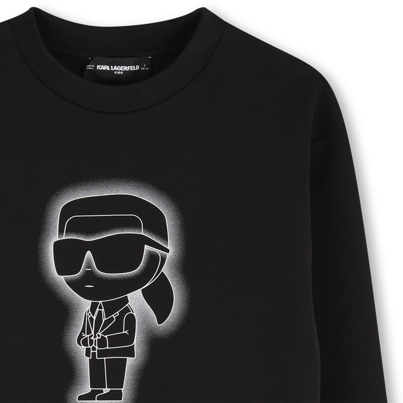 Moletom duplo jersey KARL LAGERFELD KIDS 
                        BOY