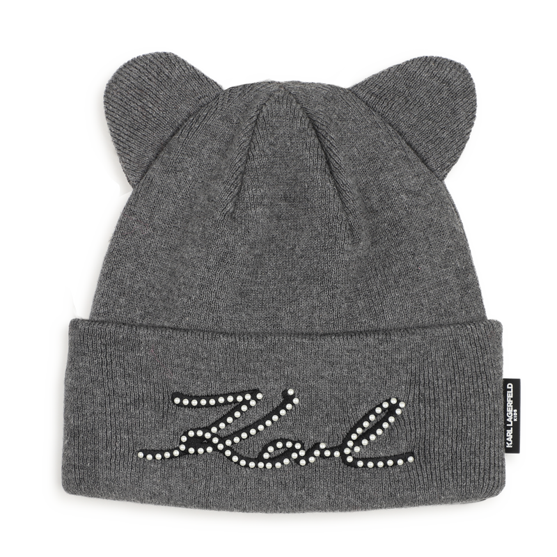 Gorro de tric&ocirc; KARL LAGERFELD KIDS 
                        GIRL