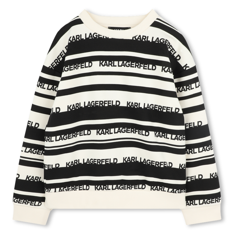 Sweatshirt &agrave;s riscas KARL LAGERFELD KIDS 
                        BOY