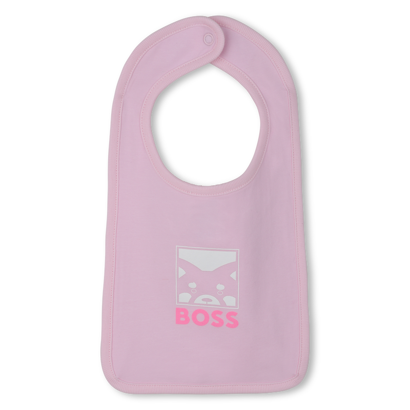 CONJUNTO DE PIJAMA + BIB + GORRO BOSS 
                        GIRL