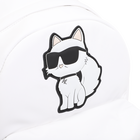 Mochila pequena com emblema KARL LAGERFELD KIDS 
                    GIRL