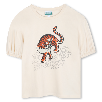 T-shirt de manga curta KENZO KIDS GIRL
