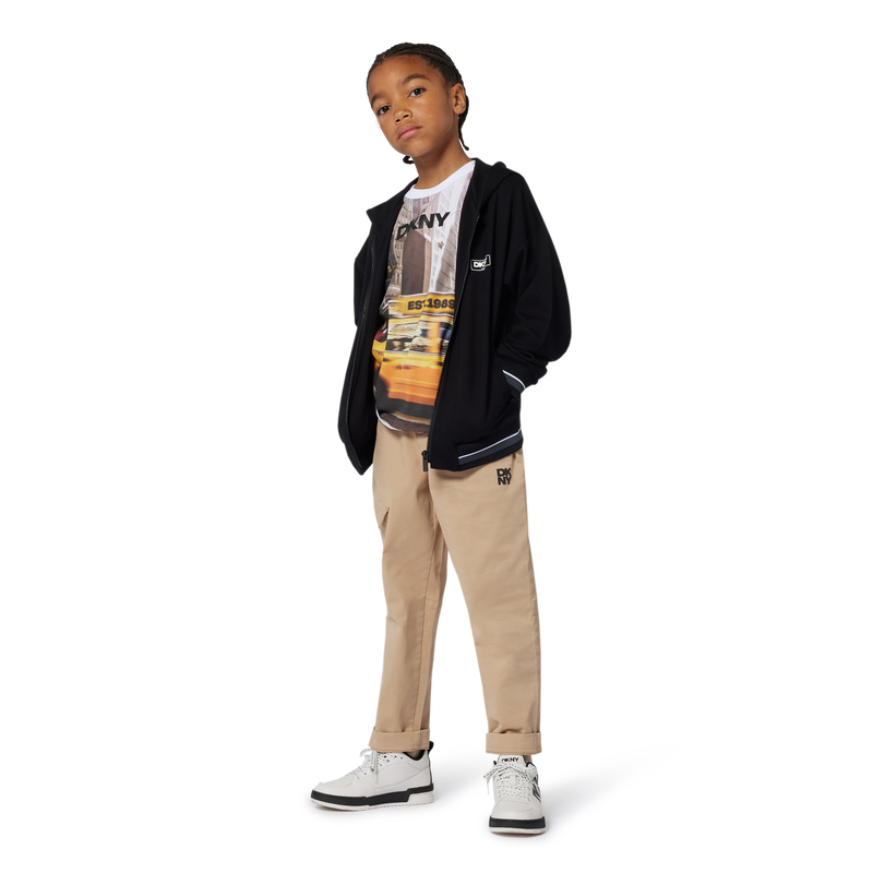 Cardigan com capuz DKNY 
                    UNISEX