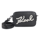 Bolsa, tecido granulado e revestido liso KARL LAGERFELD KIDS 
                    GIRL