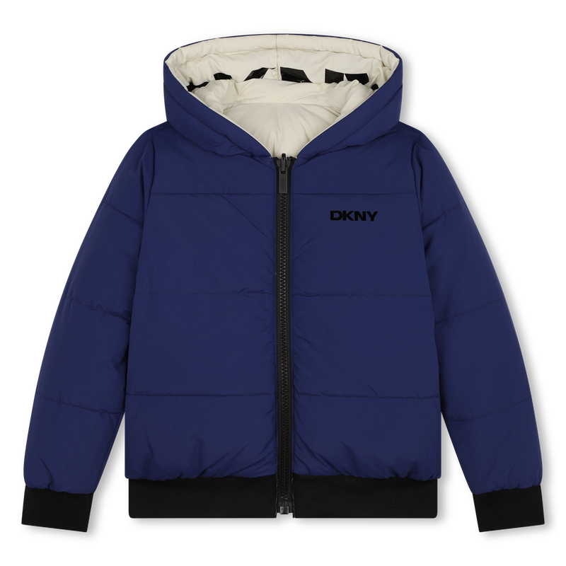 Blusão reversível com capuz DKNY 
                    UNISEX