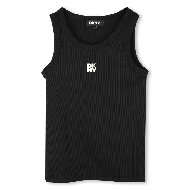 T-shirt 2 em 1 com dois tons DKNY 
                        GIRL