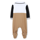 Pijama tricolor com gola polo BOSS 
                    BOY