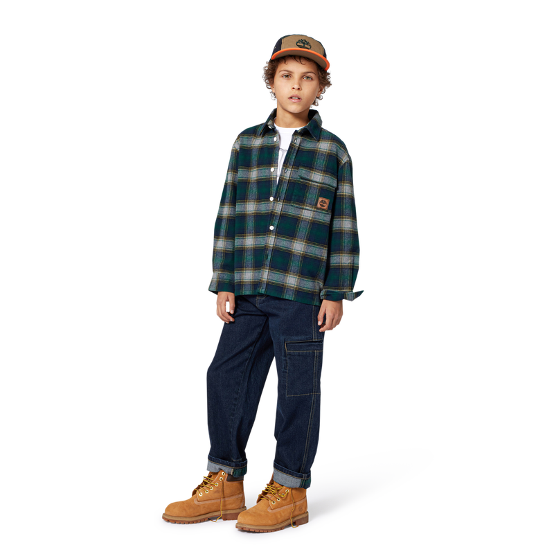 T-shirt de manga comprida em jersey TIMBERLAND 
                    BOY