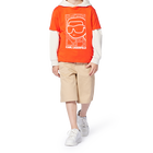 Bermudas em sarja KARL LAGERFELD KIDS 
                    BOY