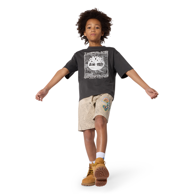 CAL&Ccedil;&Otilde;ES BERMUDAS DE CINTURA EL&Aacute;STICA TIMBERLAND 
                        BOY