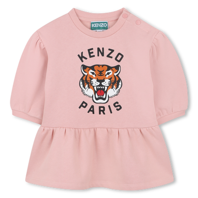 Vestido de lã KENZO KIDS GIRL