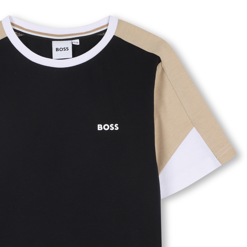 T-SHIRT + CONJUNTO BERMUDA BOSS 
                        BOY