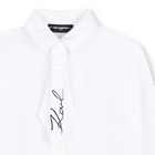Camisa de manga longa KARL LAGERFELD KIDS 
                    MENINA
