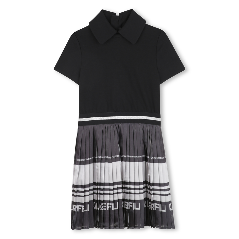 Vestido de manga curta KARL LAGERFELD KIDS 
                    GIRL
