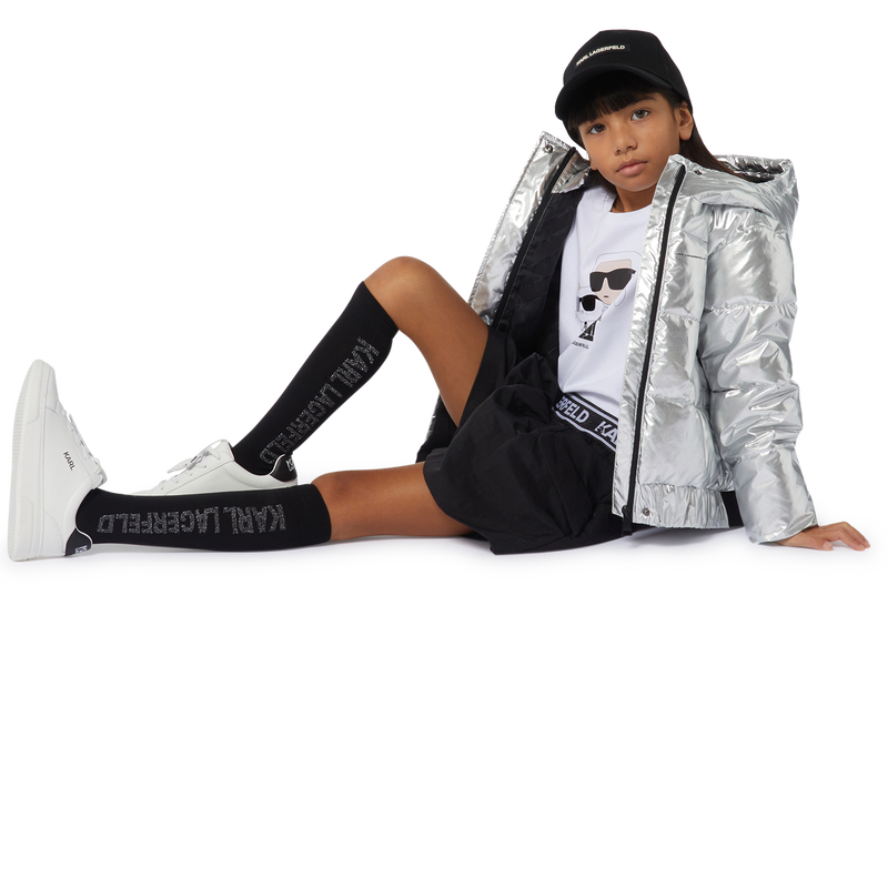 Sapatilhas em pele KARL LAGERFELD KIDS 
                        BOY