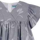 Vestido de corte de quimono KENZO KIDS 
                    GIRL