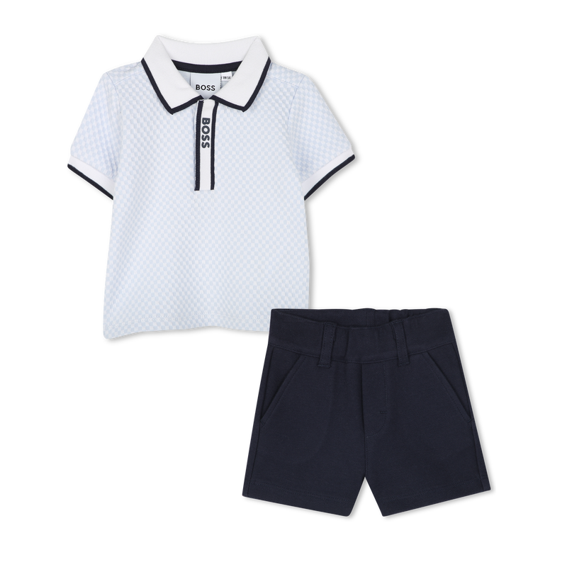 Conjunto de cal&ccedil;&otilde;es e polo BOSS 
                        BOY