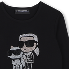 Camiseta de manga longa KARL LAGERFELD KIDS 
                    GIRL