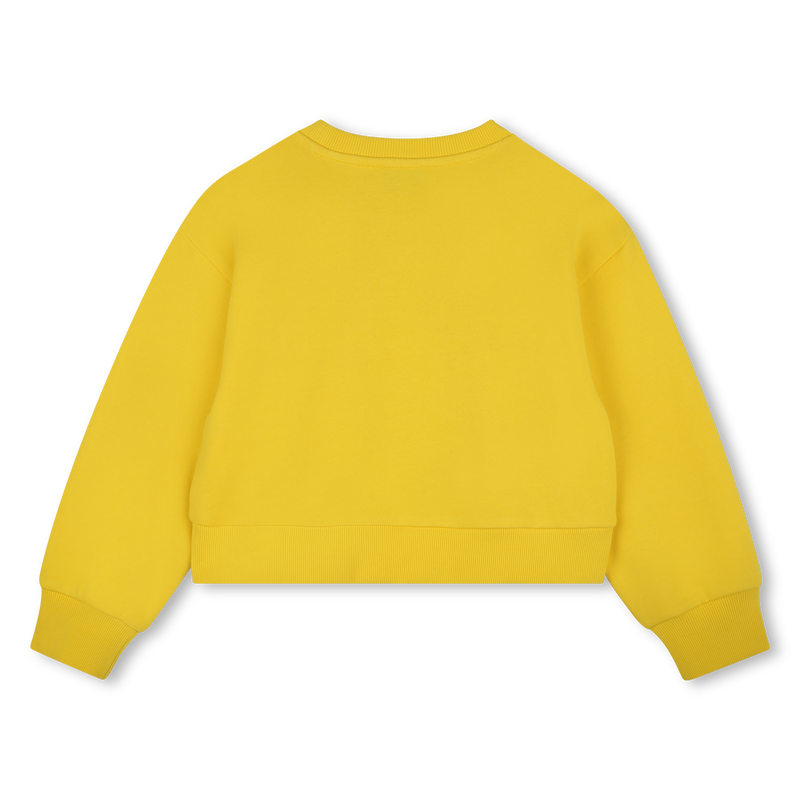 Sweatshirt molet&atilde;o de algod&atilde;o MARC JACOBS 
                        GIRL