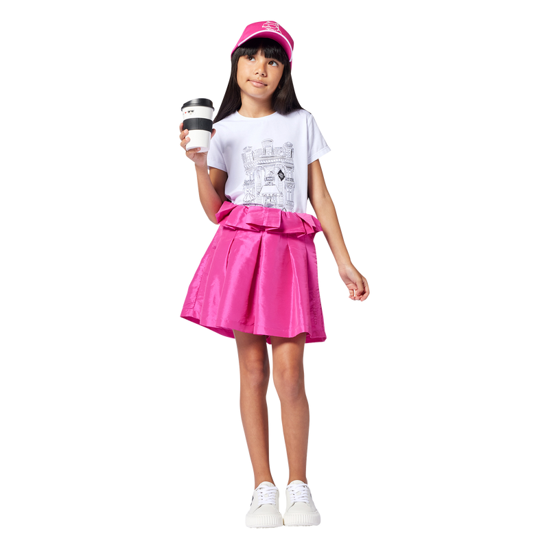 Bon&eacute; ajust&aacute;vel de algod&atilde;o KARL LAGERFELD KIDS 
                        GIRL