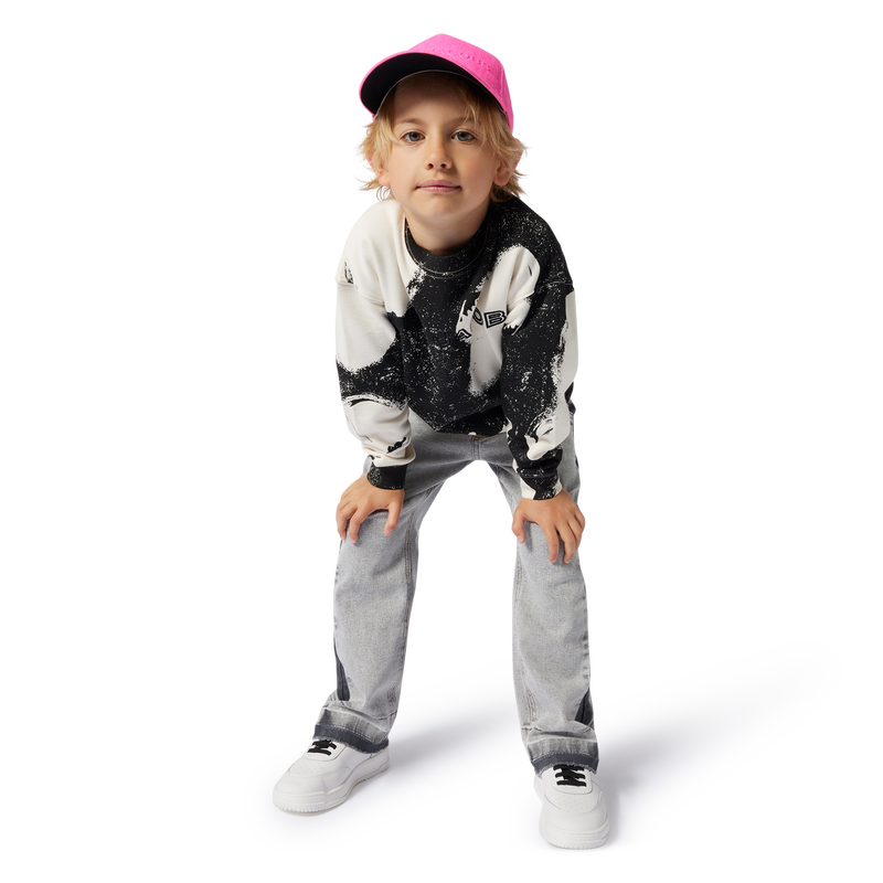 Sapatilhas em pele com velcro MARC JACOBS 
                        BOY