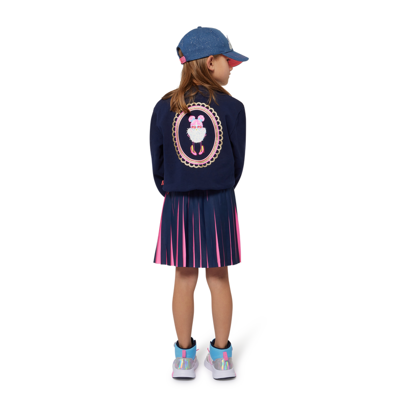 Cotton Jersey Sweatshirt BILLIEBLUSH 
                    GIRL