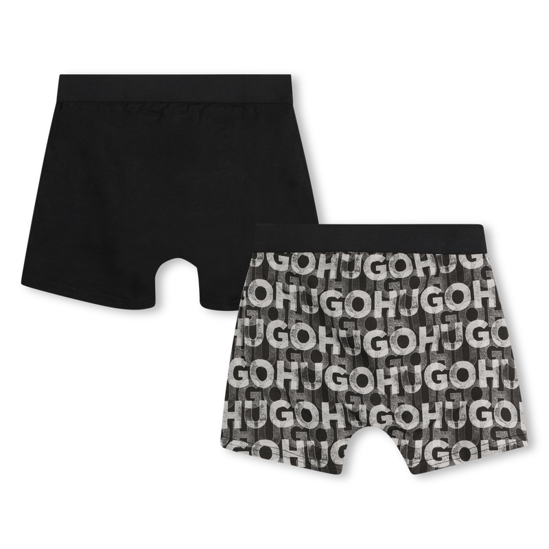 Conjunto 2 boxers de algod&atilde;o HUGO 
                        BOY
