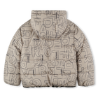 Jaqueta revers&iacute;vel com capuz KARL LAGERFELD KIDS 
                    BOY
