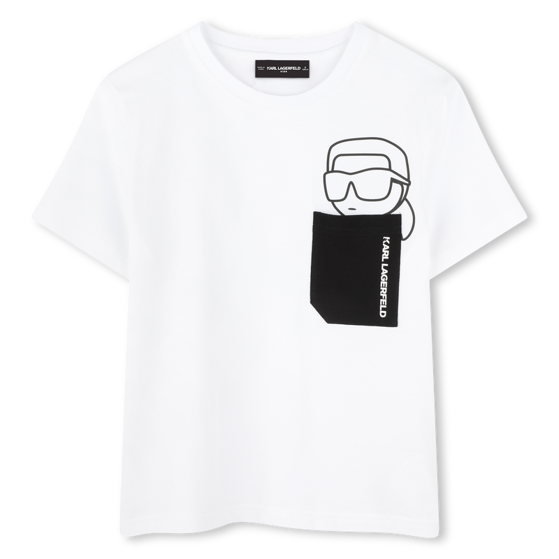 T-shirt de manga curta KARL LAGERFELD KIDS 
                        BOY