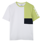 T-shirt em piqu&eacute; de algod&atilde;o BOSS 
                    BOY