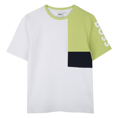 T-shirt em piqu&eacute; de algod&atilde;o BOSS BOY