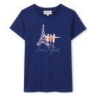 T-shirt de manga curta SONIA RYKIEL 
                    GIRL