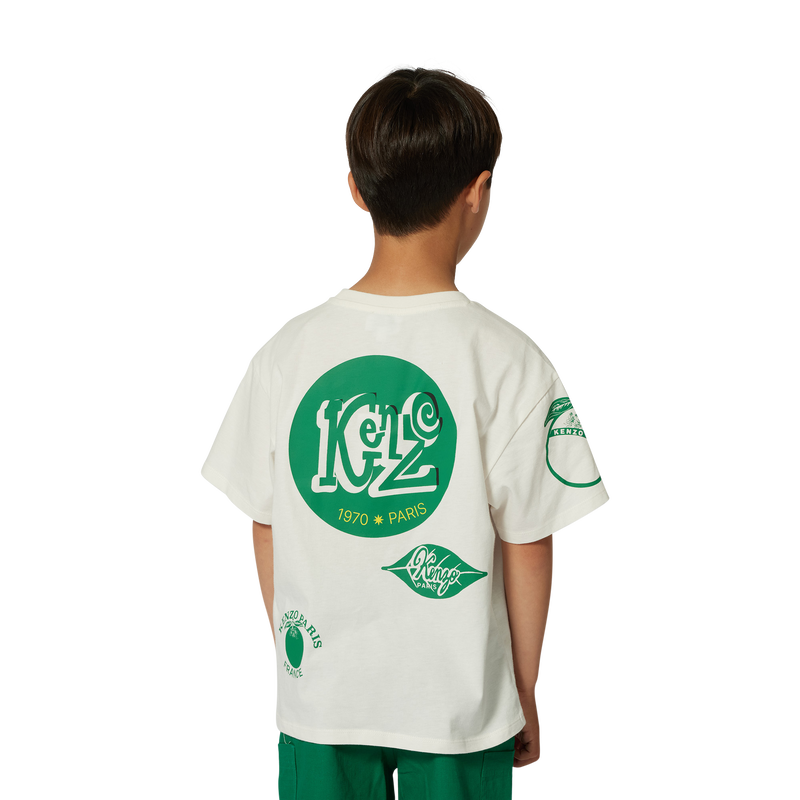 Round-neck cotton T-shirt KENZO KIDS 
                    BOY