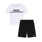 Conjunto de camiseta e cal&ccedil;&atilde;o, BRANCO, hi-res