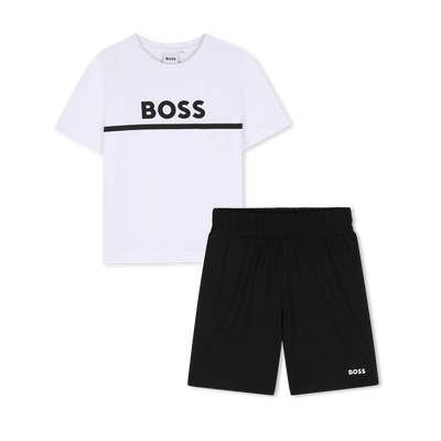 Conjunto de camiseta e cal&ccedil;&atilde;o BOSS MENINO