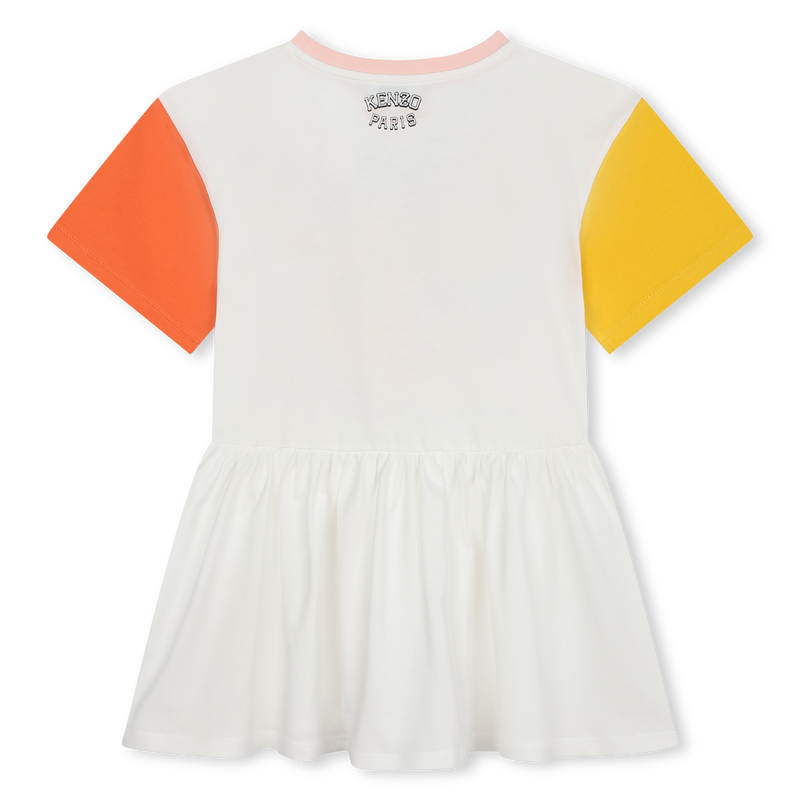 Vestido de manga curta KENZO KIDS 
                    GIRL