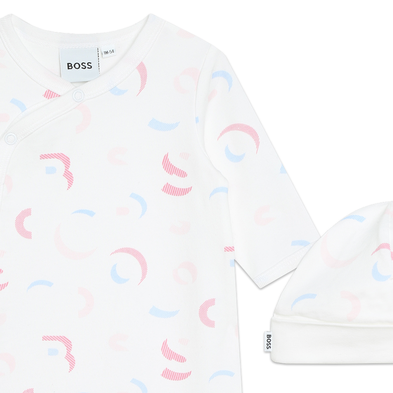 Conjunto de pijama e gorro BOSS 
                    GIRL