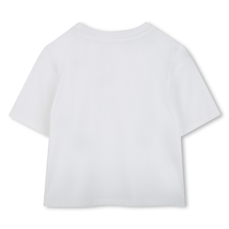 Cotton T-shirt with diamantés THE MARC JACOBS 
                    GIRL