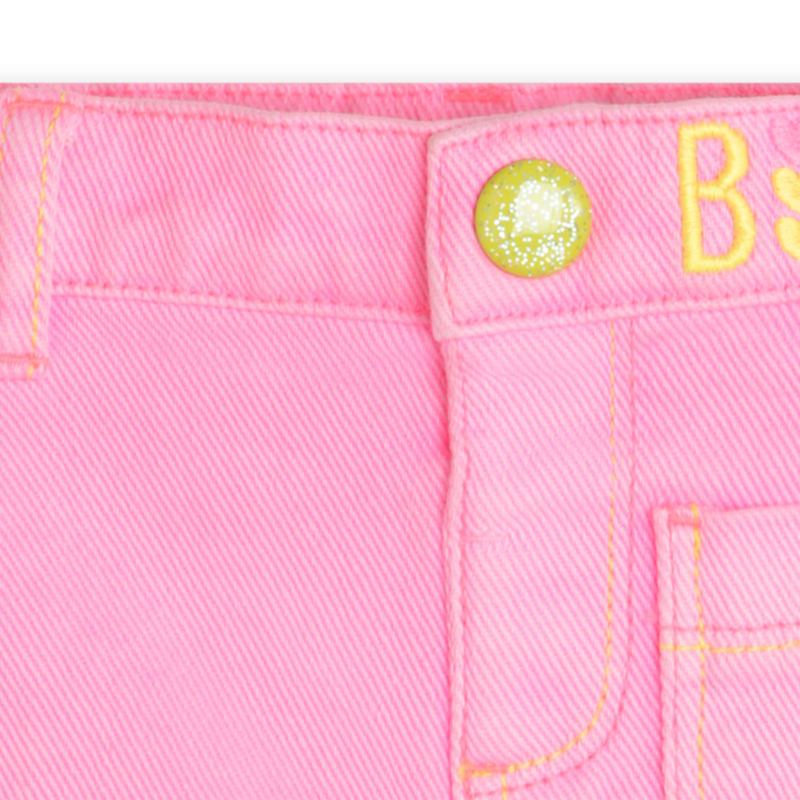 Calções com bolsos e bordados BILLIEBLUSH 
                    GIRL