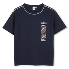 Camiseta de mangas curtas, AZUL MARINHO, hi-res
