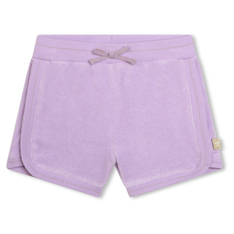 Calções de felpa lisos CARREMENT BEAU 
                    GIRL
