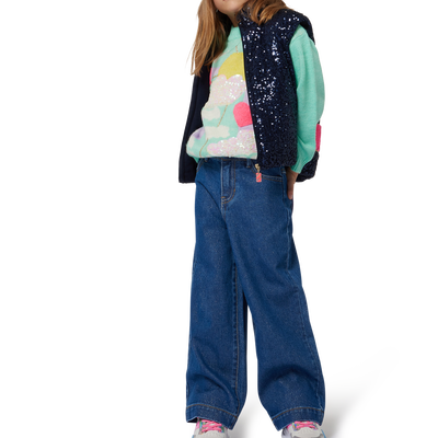 Colete de penas lantejoulas BILLIEBLUSH GIRL