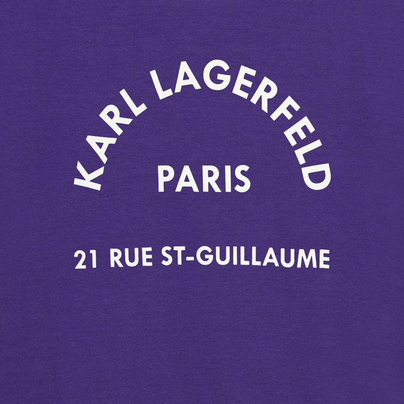 Sweatshirt com estampado KARL LAGERFELD KIDS 
                        GIRL
